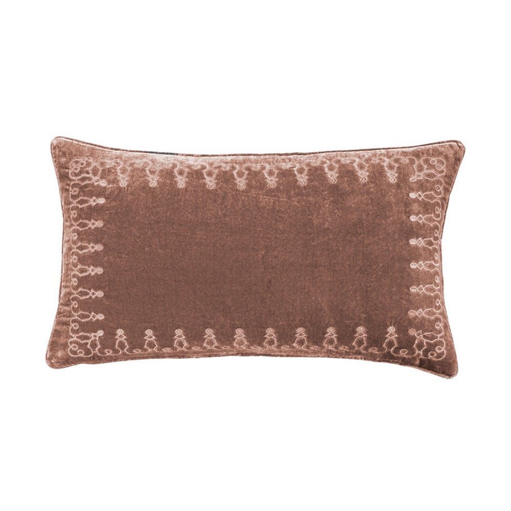 Dusty rose lumbar pillow sale