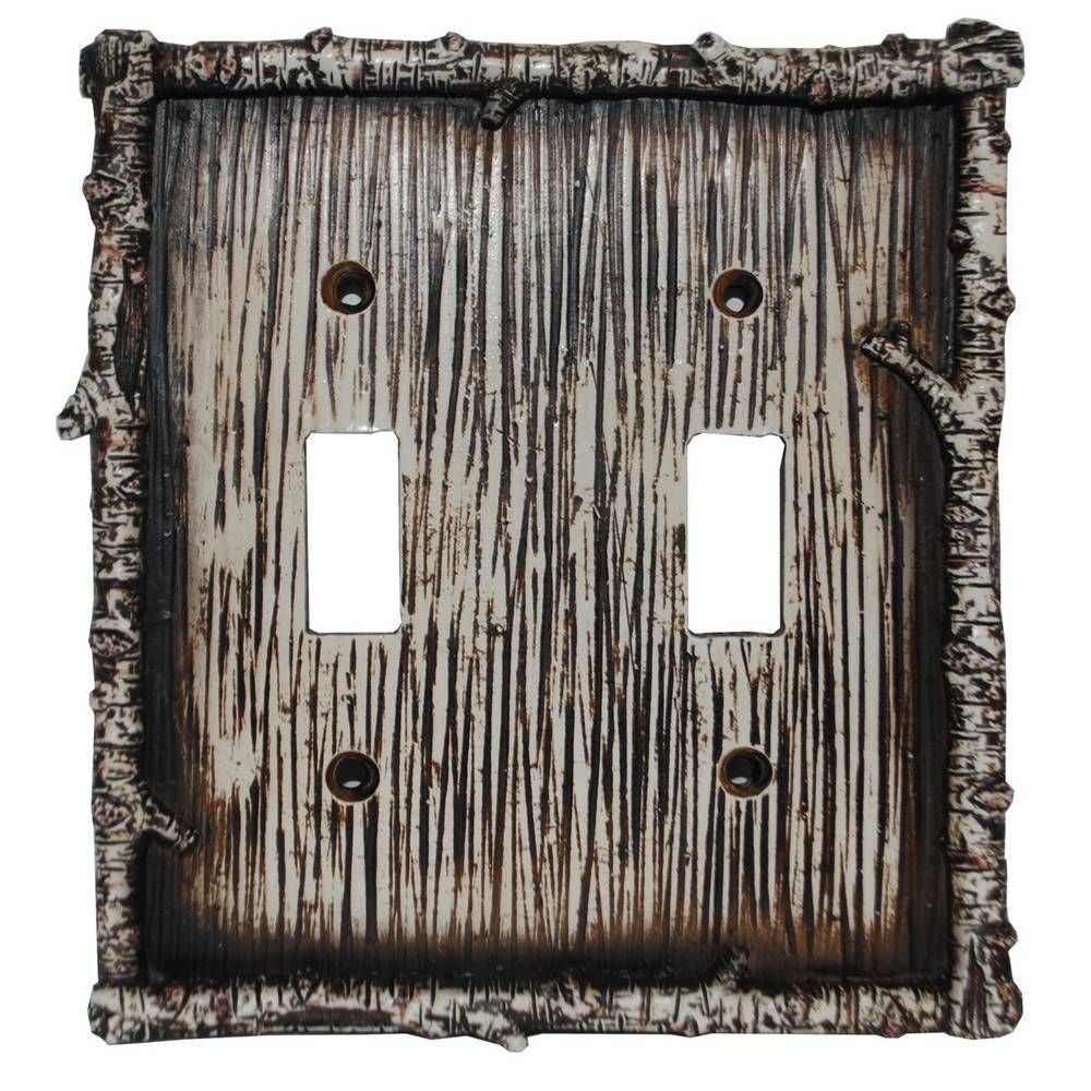 Picture of Birch Twig Double Switch Plate