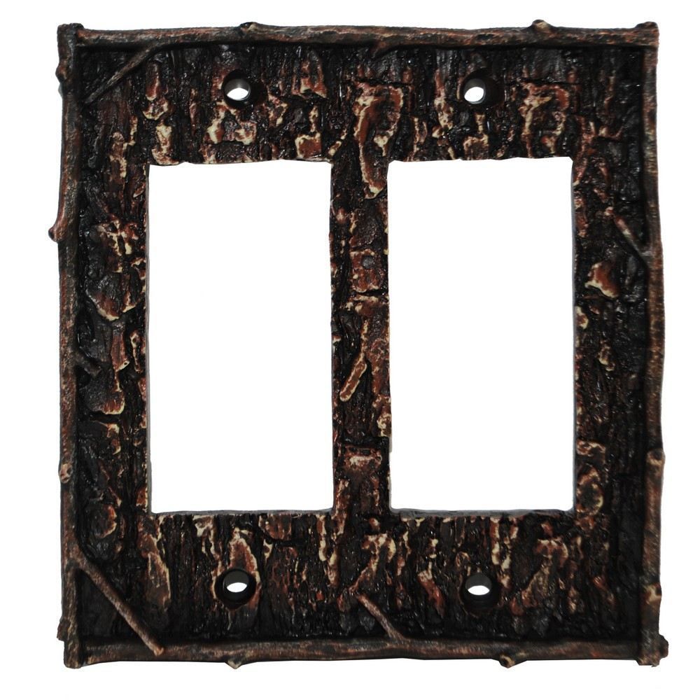 Picture of Pine Bark Double Rocker Plate