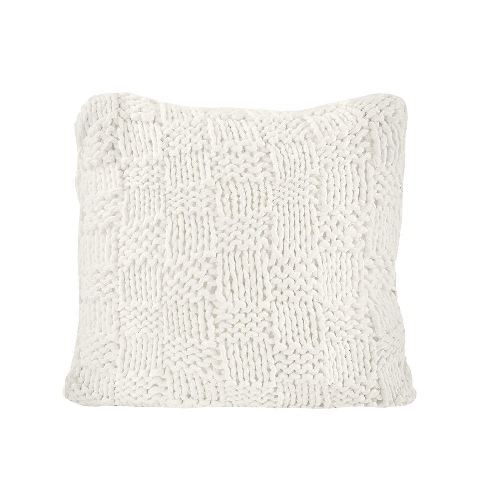 Picture of Chess Knit Euro Pillow - Natural
