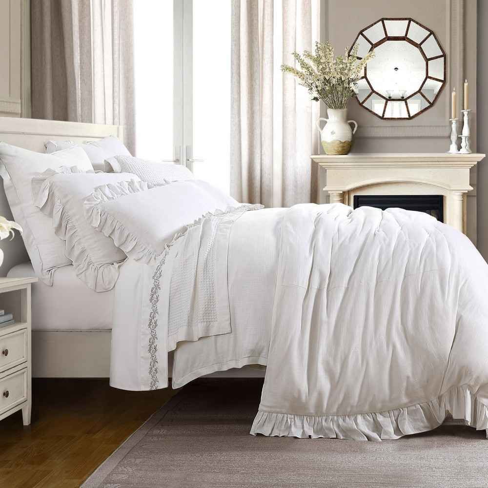 Picture of Lily 3-Piece Washed Linen Duvet Set