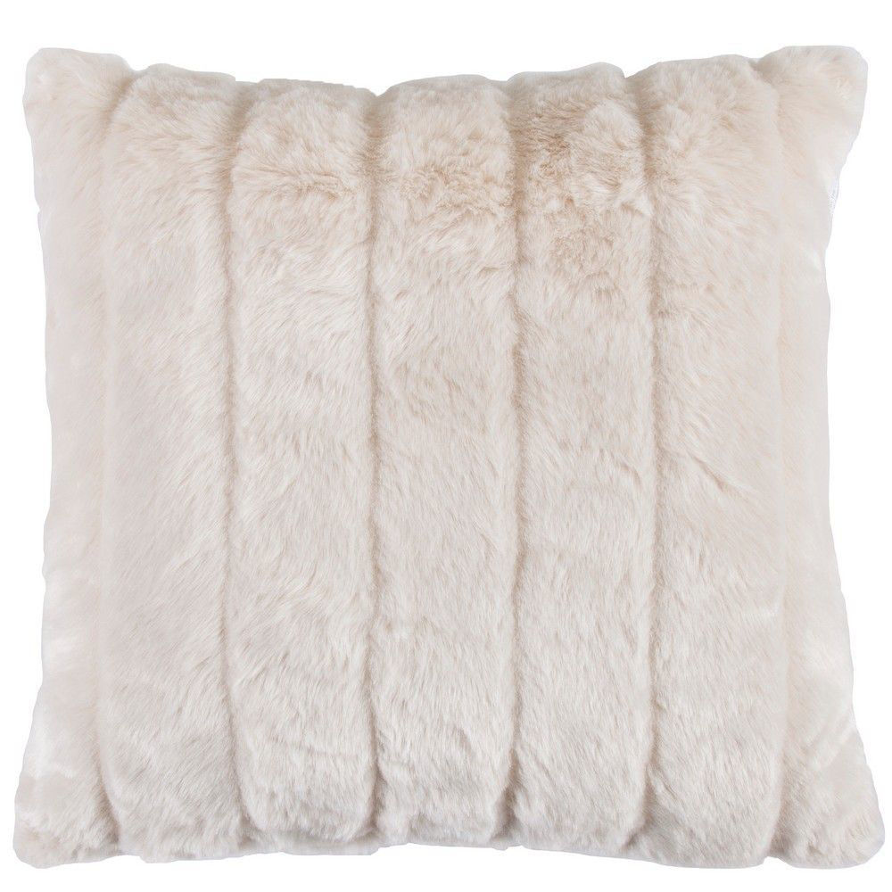 Picture of Snow Leopard Oversized White Mink Pillow