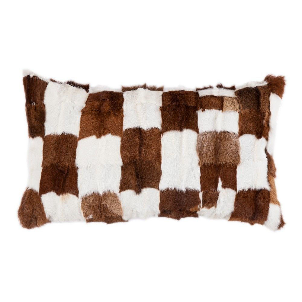 Picture of Goat Patched Hide Pillow