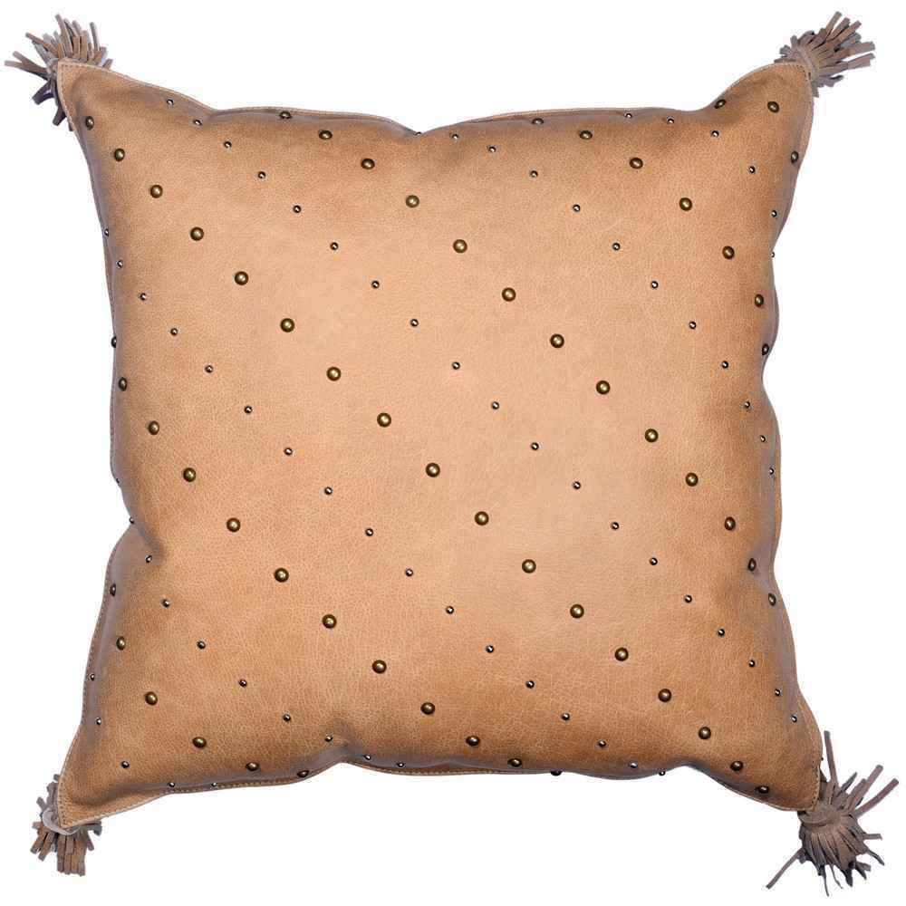 Picture of Genuine Leather Studded Pillow