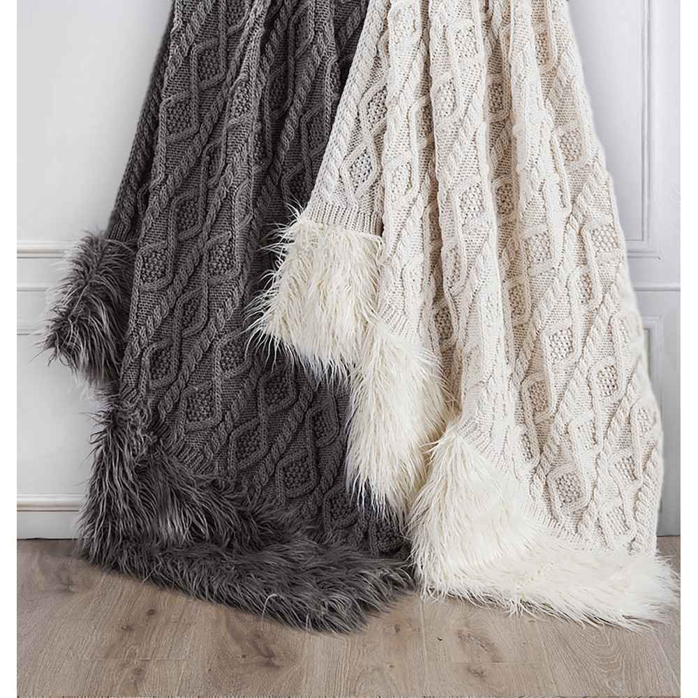 Picture of Nordic Oversized Throw - Gray