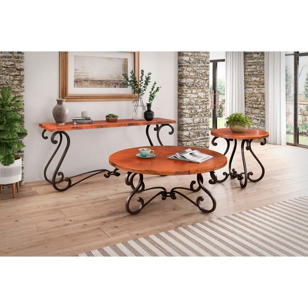 Picture of Segovia Copper Sofa Table