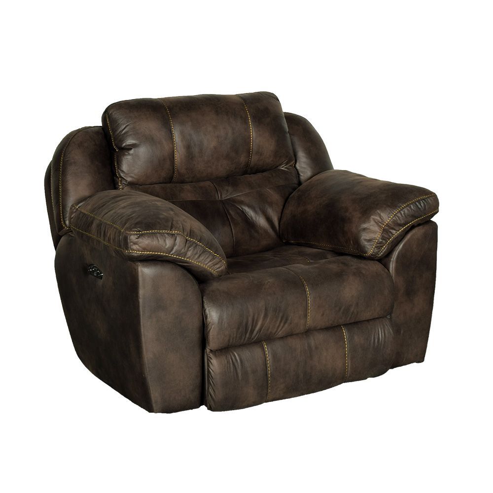 Picture of Bear Power Recliner With Power Headrest - Dusty