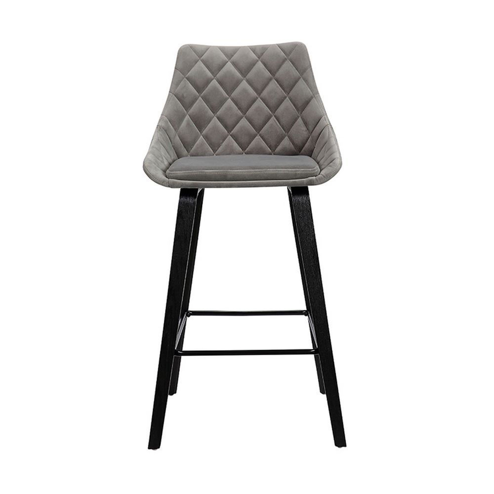 Picture of Dani 26" Upholstered Stool - Gray
