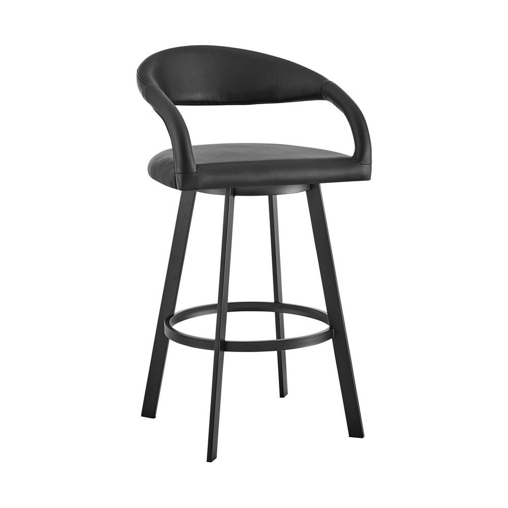 Picture of Ramona 26" Swivel Stool - Black