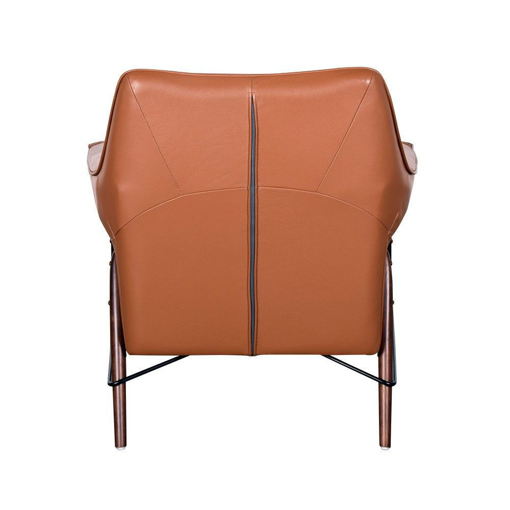 Picture of Allura Leather Accent Chair - Saddle
