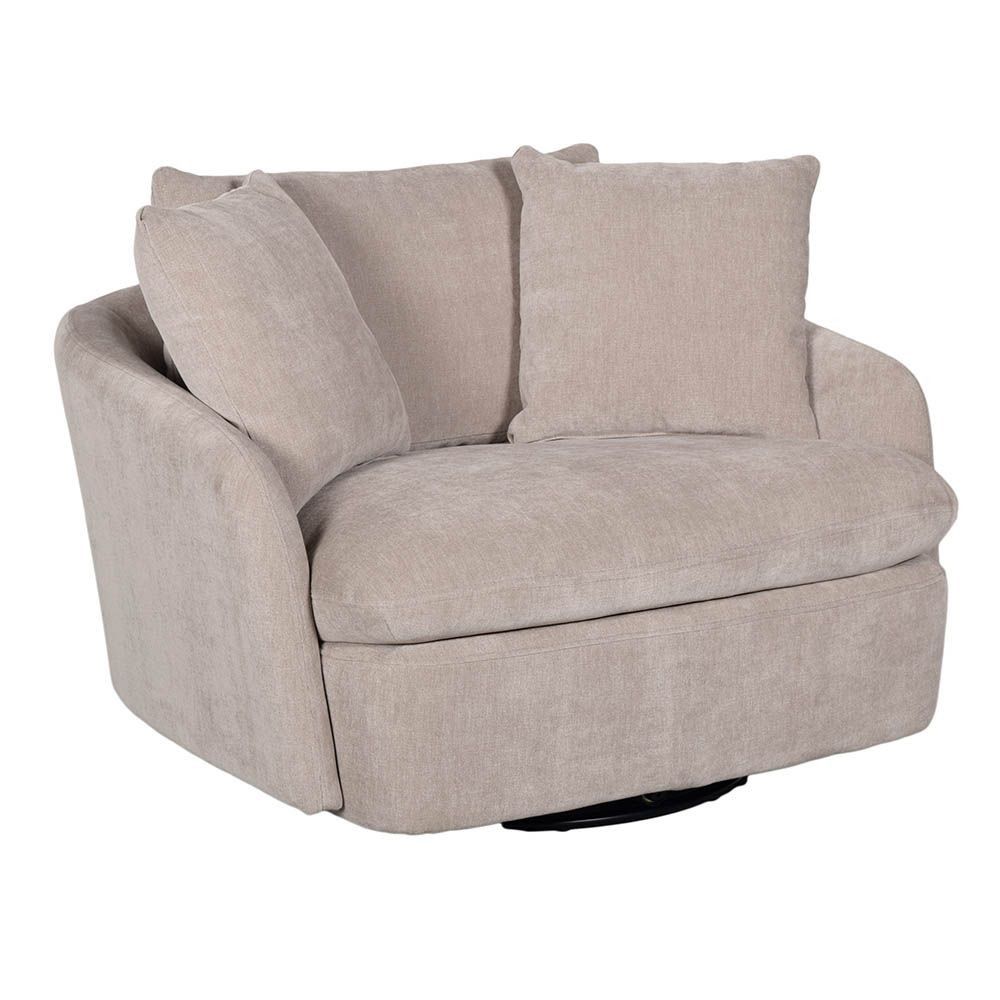 Picture of Carol Swivel Chair - Capri Truffle