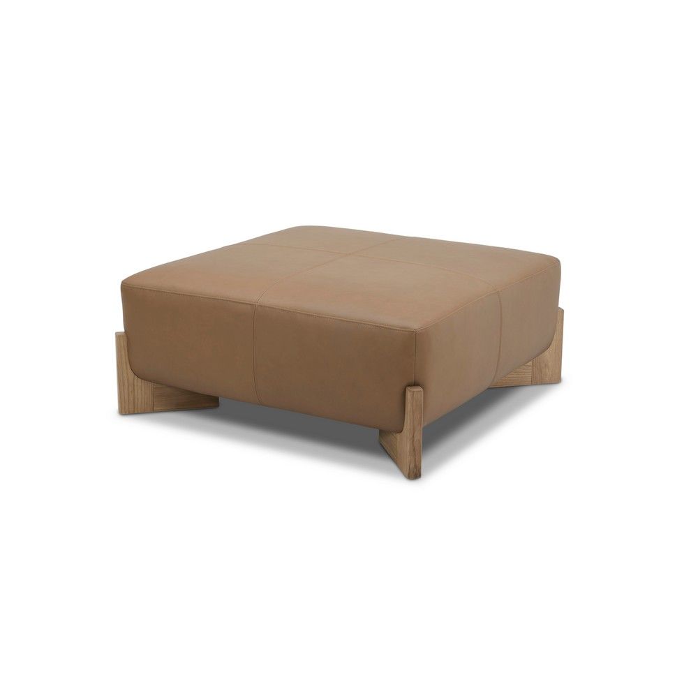 Picture of Eddy Square Ottoman - Butternut