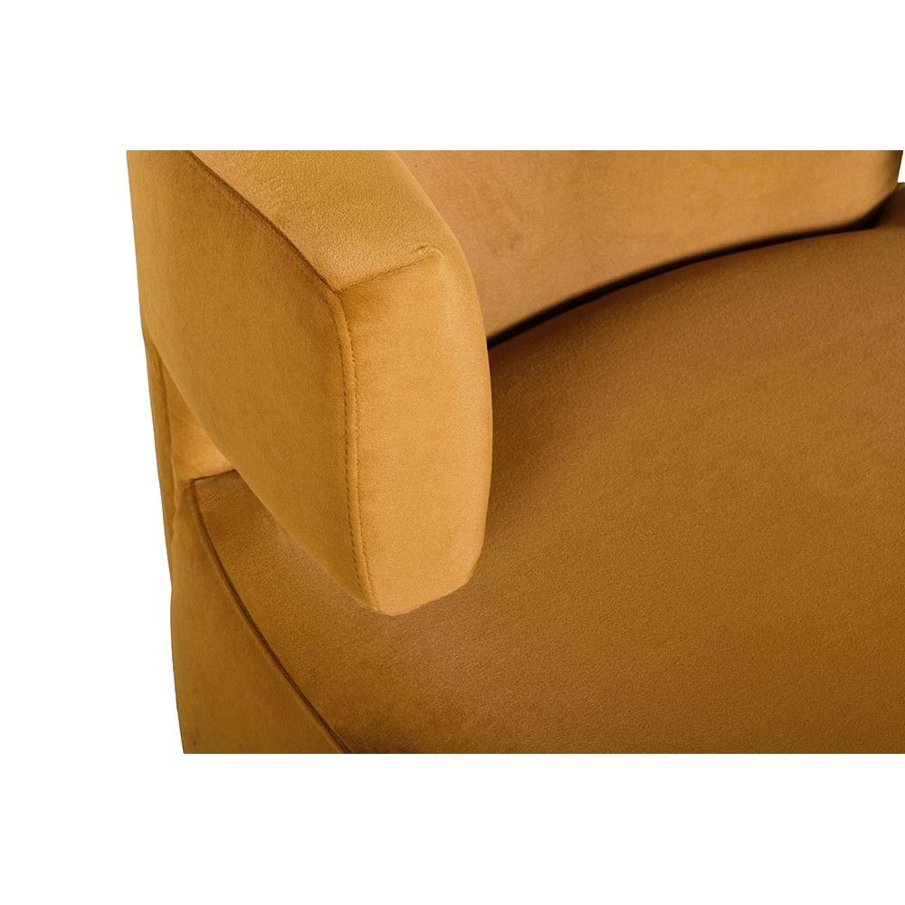 Picture of Jane Swivel Accent Chair - Gold Velvet