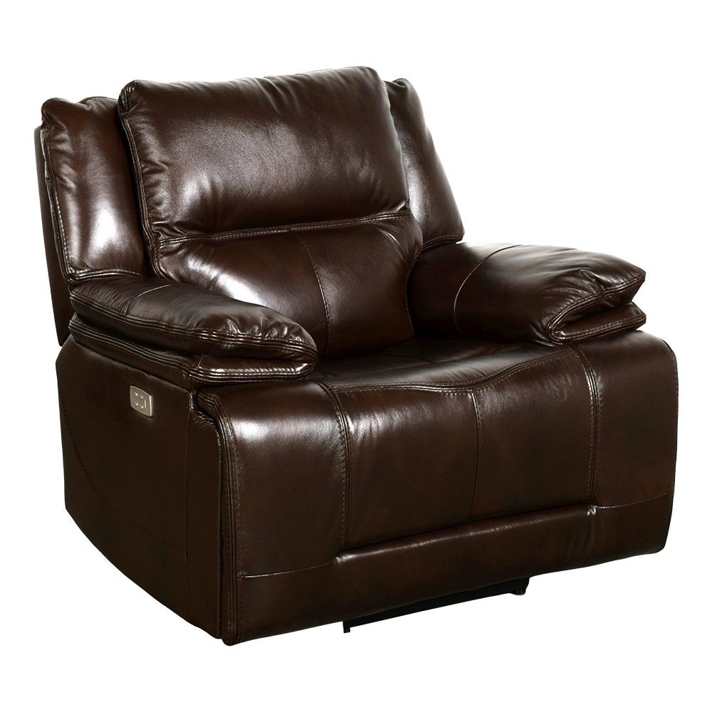 Picture of Vermejo Leather Power Recliner with Power Headrest