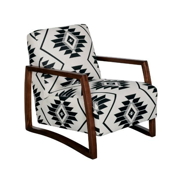 Picture of Mansfield Wood Accent Chair - Onyx