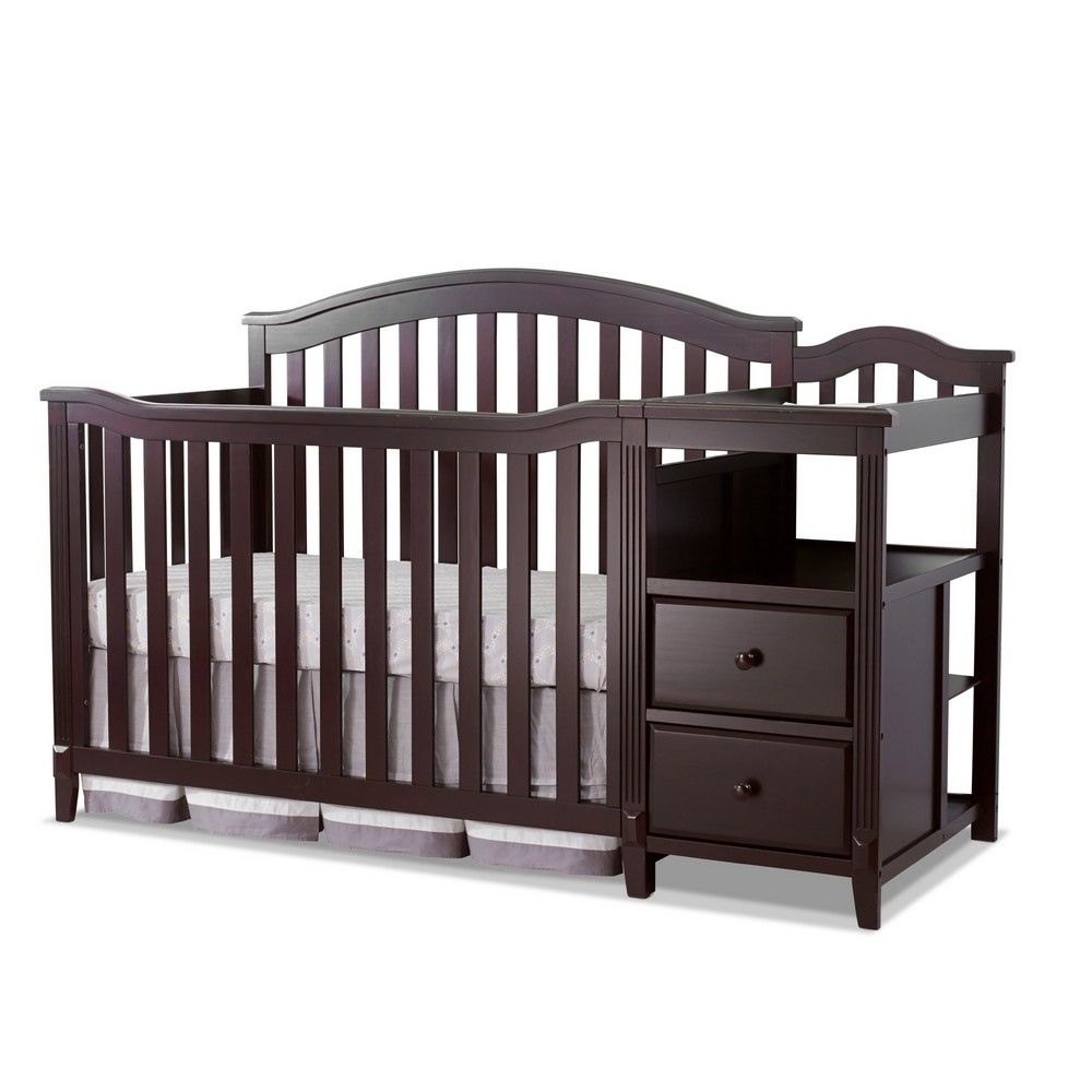 Picture of Brooke Crib and Changer - Espresso