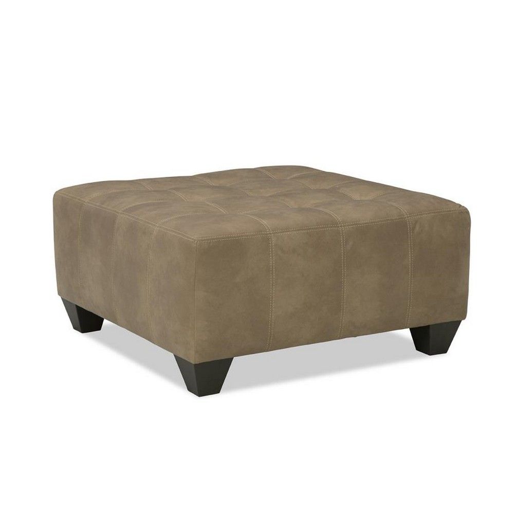 Picture of Maverick Cocktail Ottoman - Crow Camel