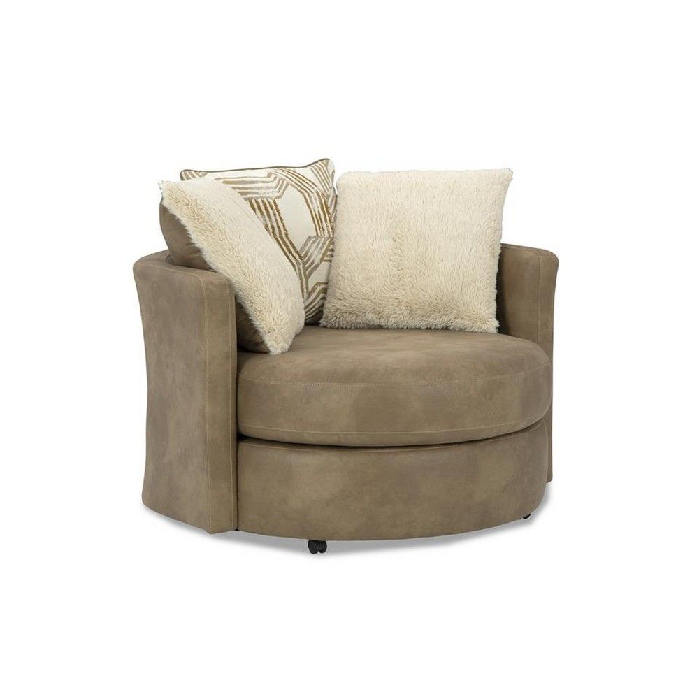 Picture of Maverick Swivel Chair - Crow Camel