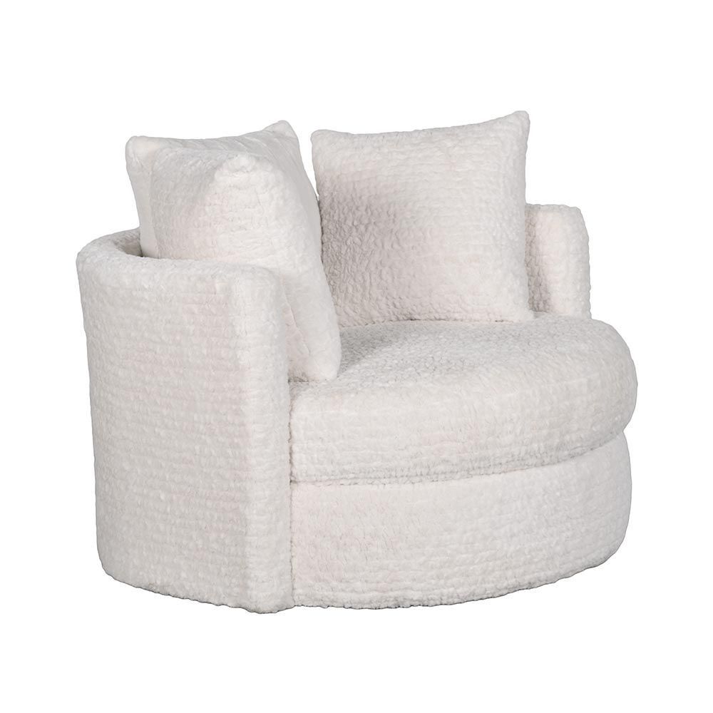 Picture of Solace Swivel Chair - Doodle Ivory