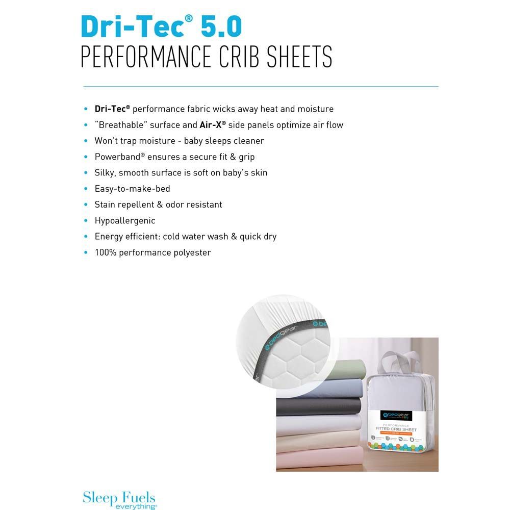 Picture of Dri Tec Fitted Crib Sheet - Champagne