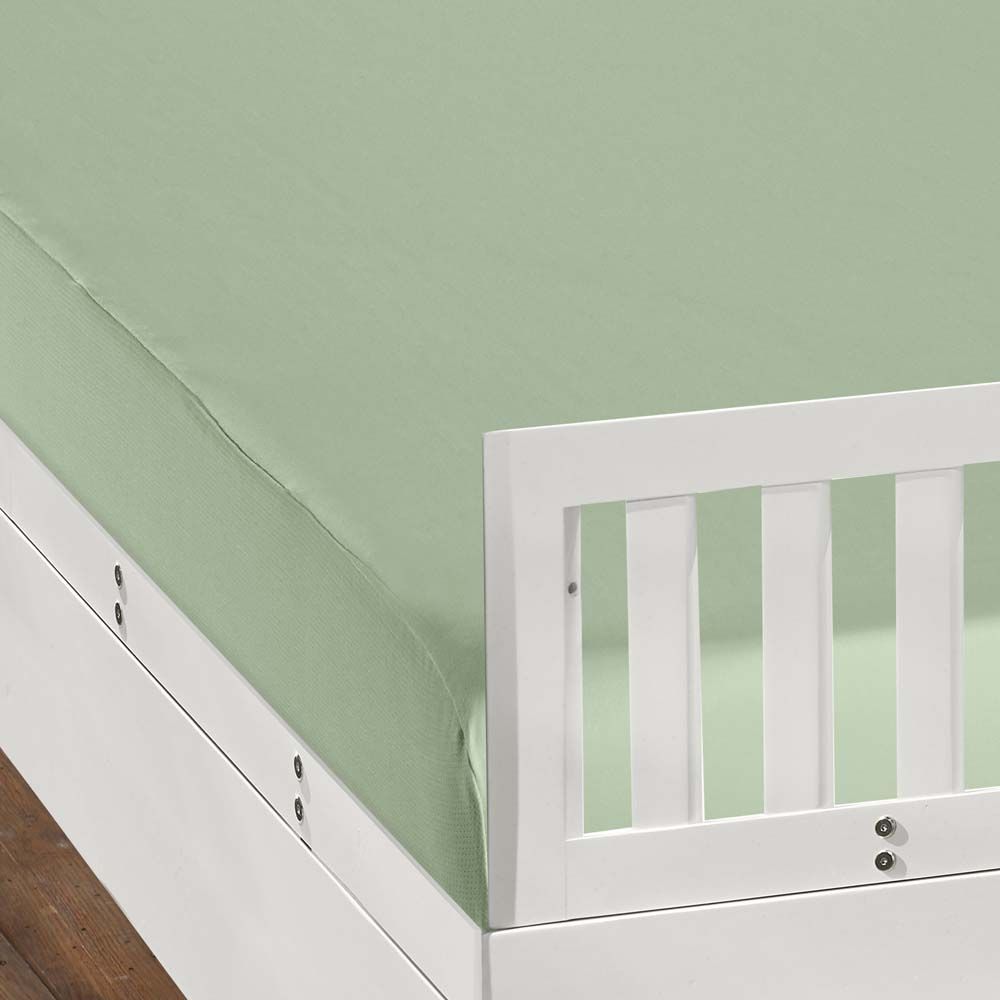 Picture of Dri Tec Fitted Crib Sheet - Sage