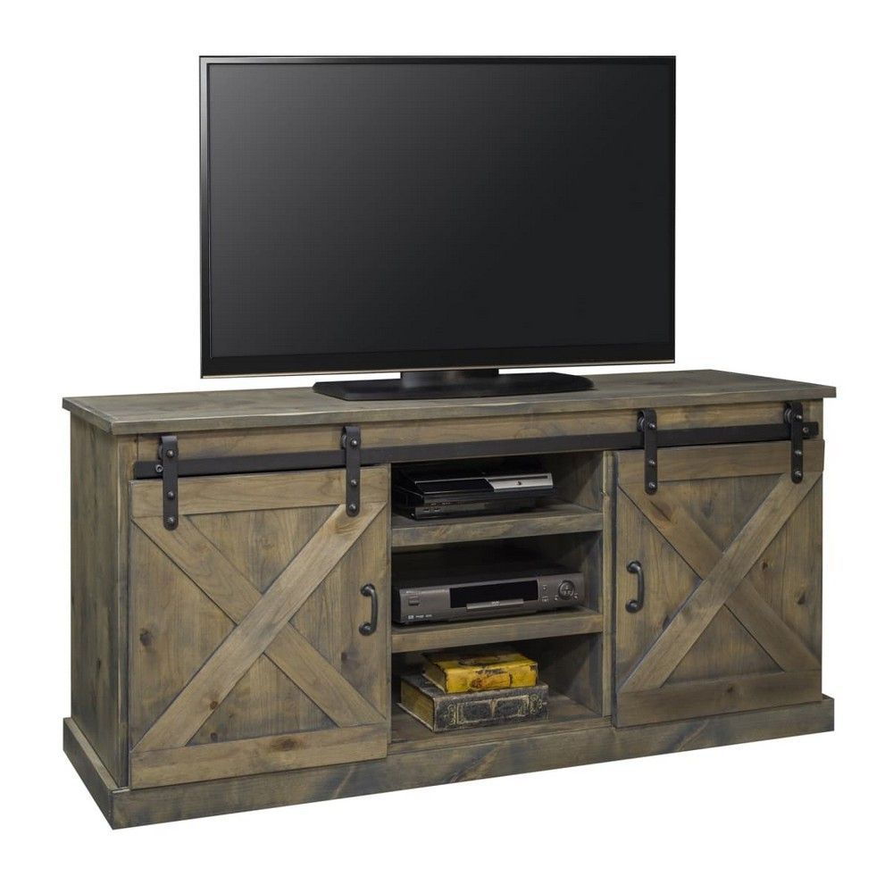 Picture of Alder 66" Console - Barnwood Gray
