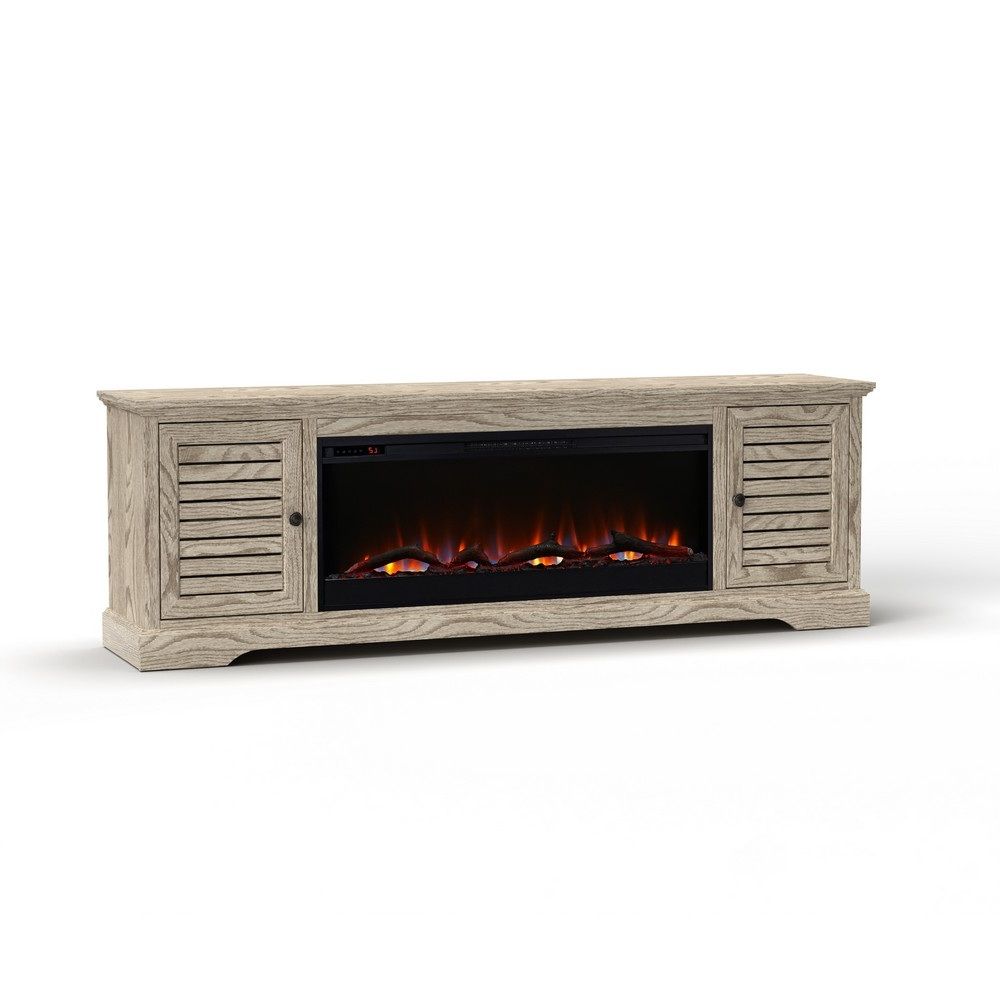 Picture of Topanga Super Fire Console - Alabaster