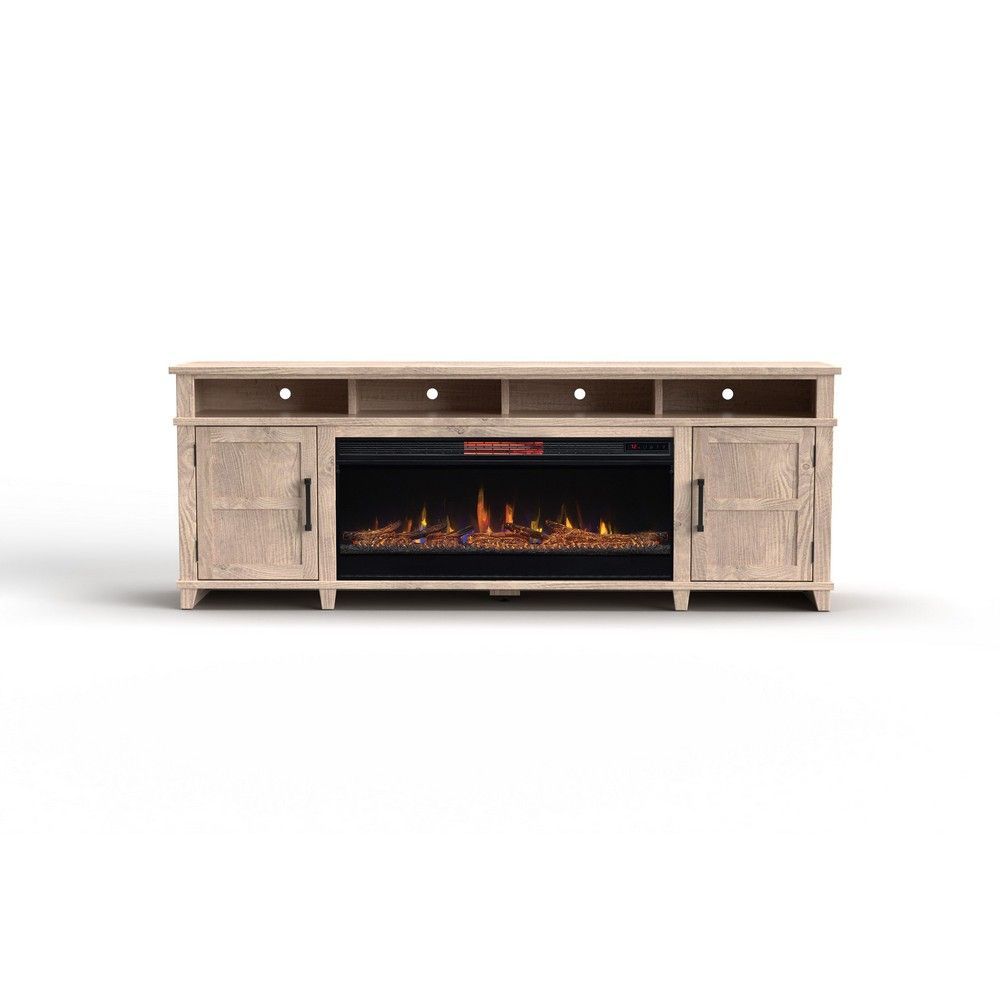 Picture of Deer Valley 86" Fire Console - Hazelwood
