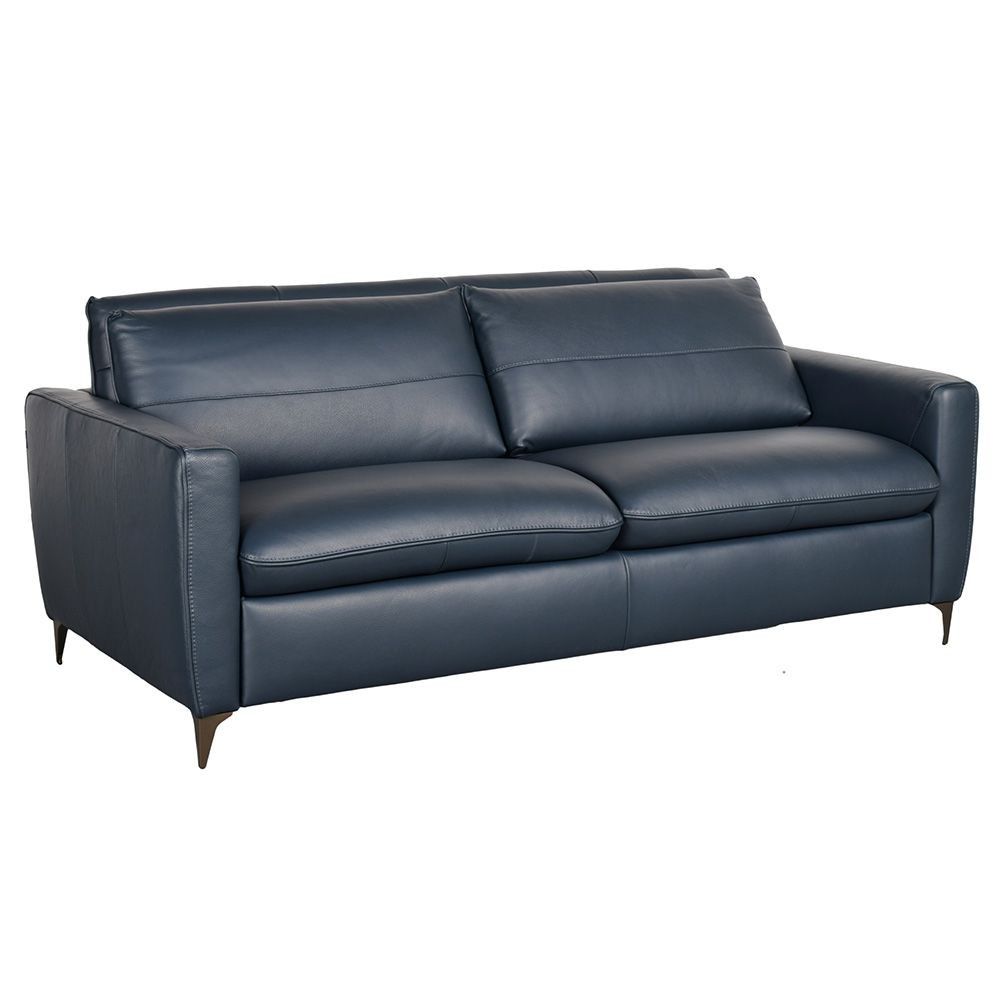 Picture of Forest Leather Queen Sleeper - Navy