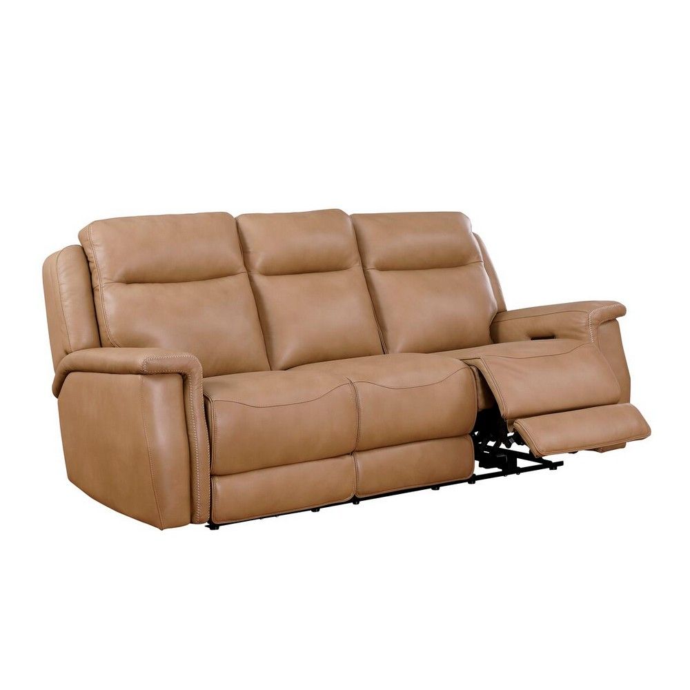 Picture of Fischer Zero Gravity Leather Sofa - Saddle