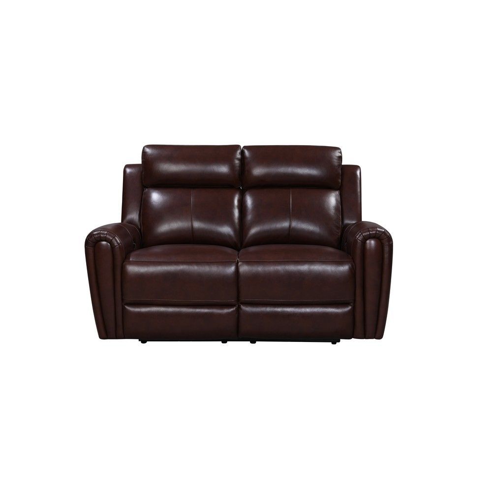 Picture of Jonathan Leather Power Reclining Loveseat - Brown