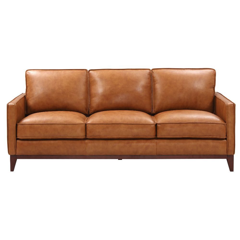 Picture of Novara Leather Sofa - Camel