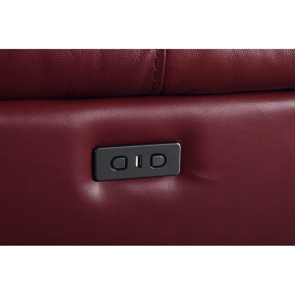 Picture of Chaco Zero-Gravity Power Reclining Sofa - Red