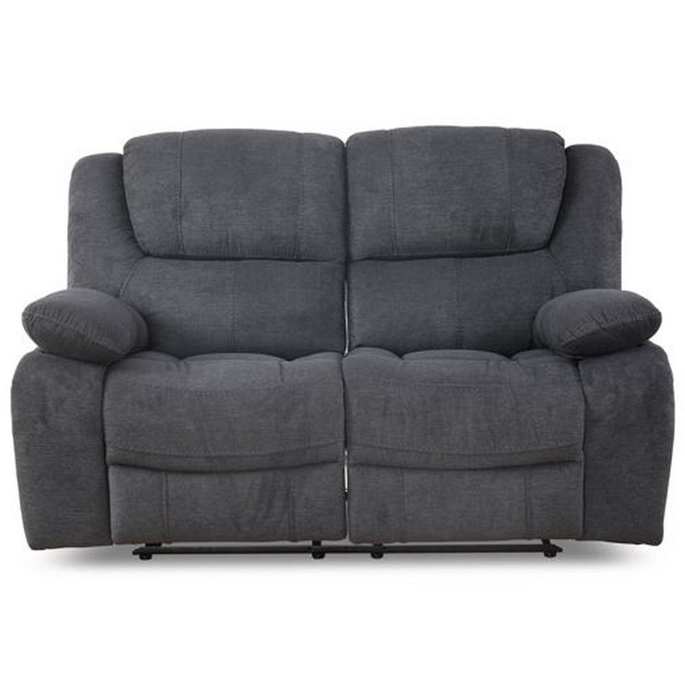 Picture of Luca Manual Reclining Loveseat - Charcoal