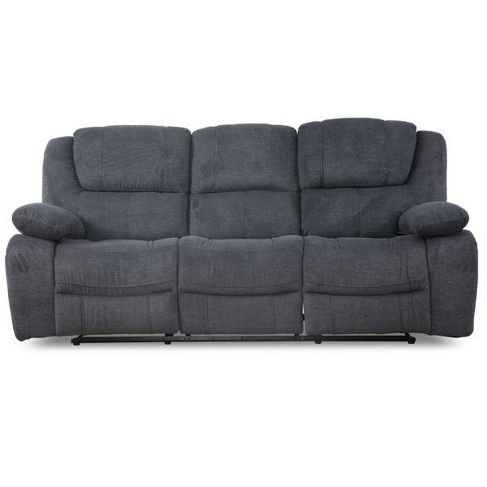 Picture of Luca Manual Reclining Sofa - Charcoal