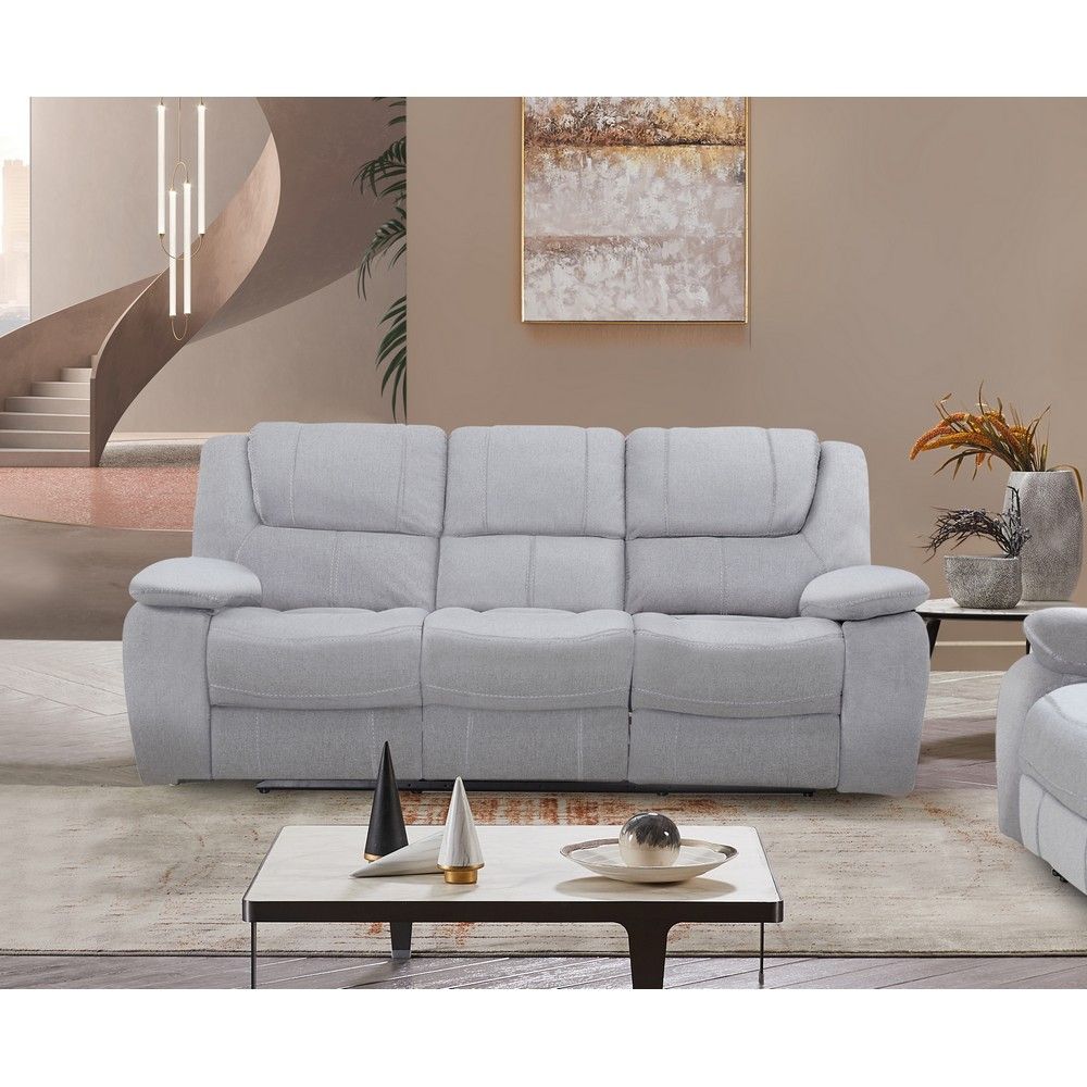Picture of Luca Manual Reclining Sofa - Dove