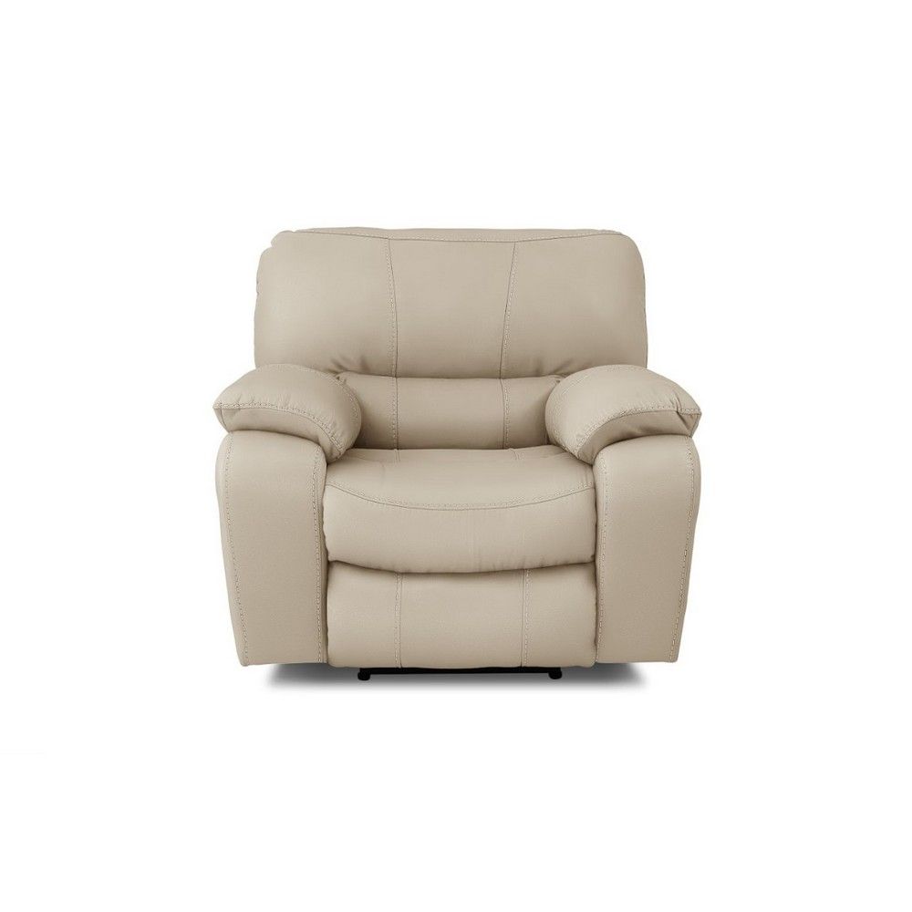 Picture of Madras Leather Recliner - Taupe
