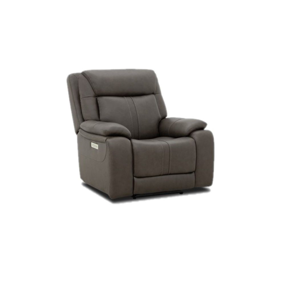 Picture of Tobe Leather Power Reclining Immersive Audio Recliner - Charcoal