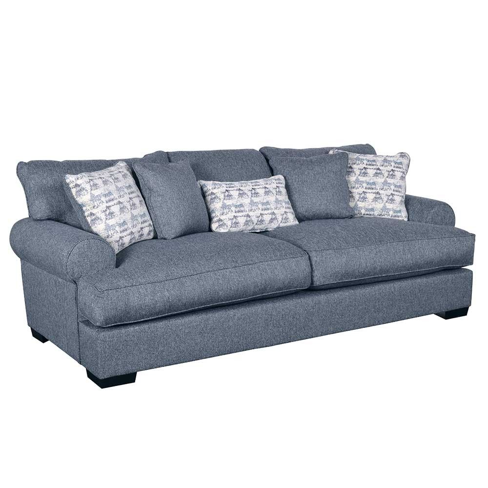 Blue queen shop sleeper sofa