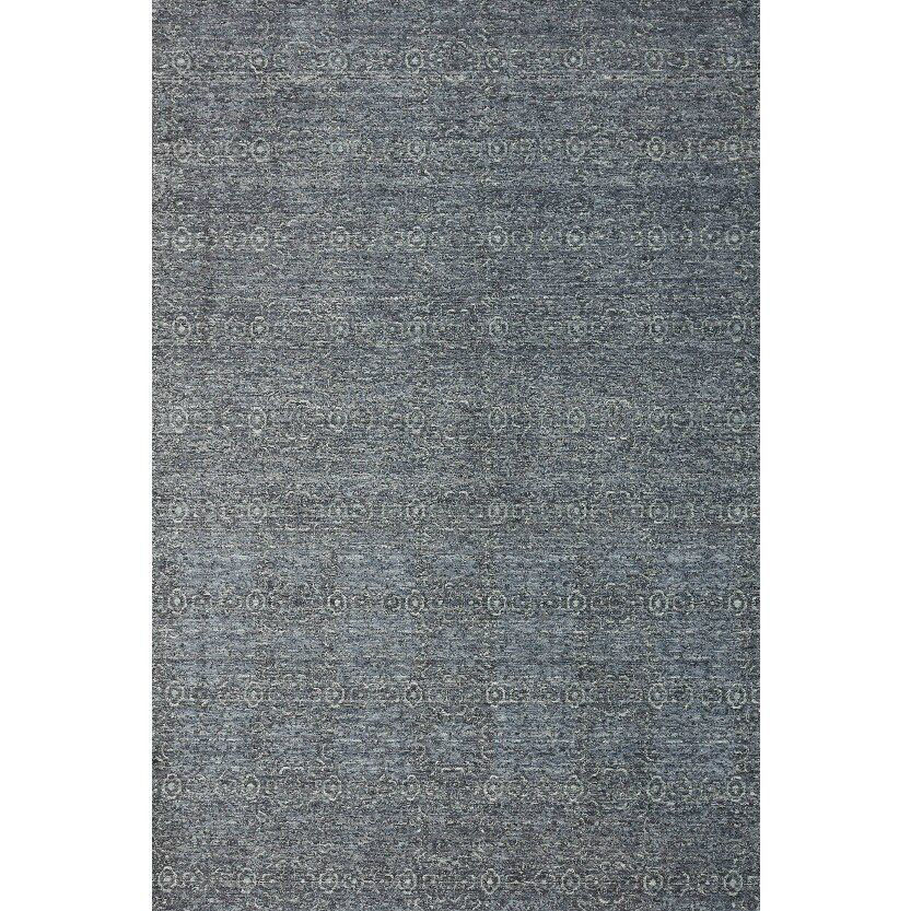 Picture of Gray Machine Made Traditional Wool Rug