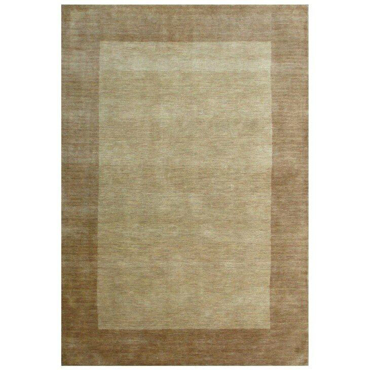 Picture of Sandy Tan Hand-Tufted Transitional Wool Rug