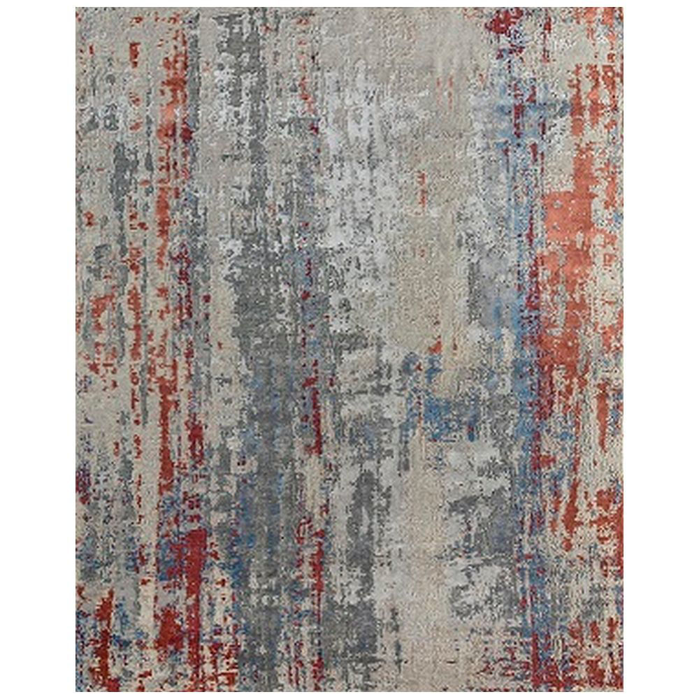 Picture of Antiqued Rust 100% Wool Area Rug - 8' x 10'
