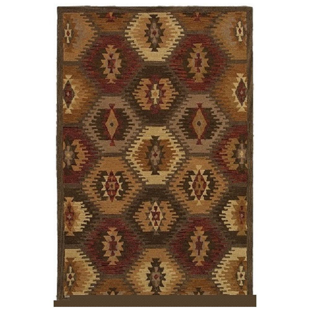 Picture of Southwest Diamonds Wool Area Rug