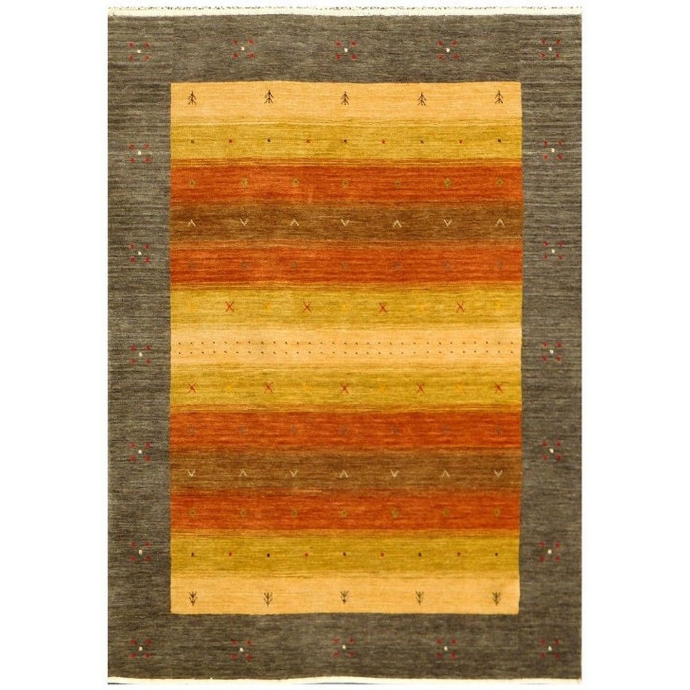 Picture of Desert Sunset Wool Hand-loomed Gabbeh Rug