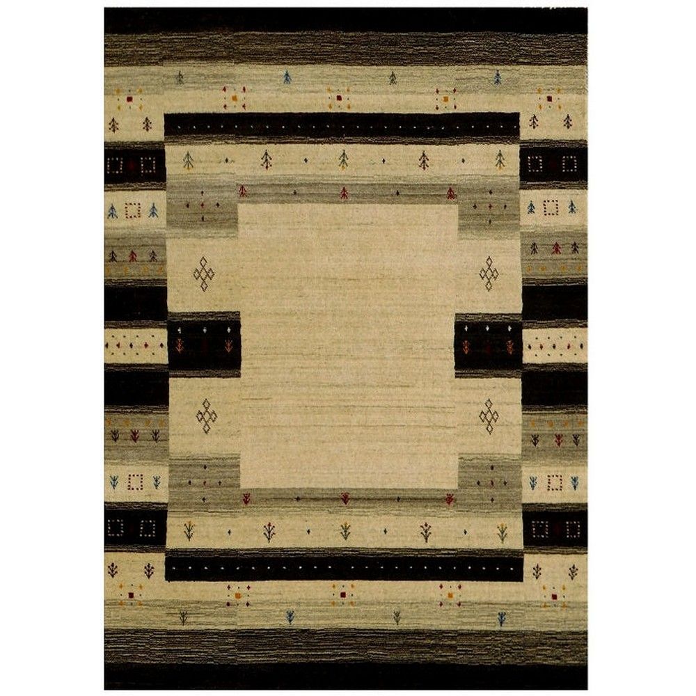 Picture of Naturals Wool Hand-loomed Gabbeh Rug
