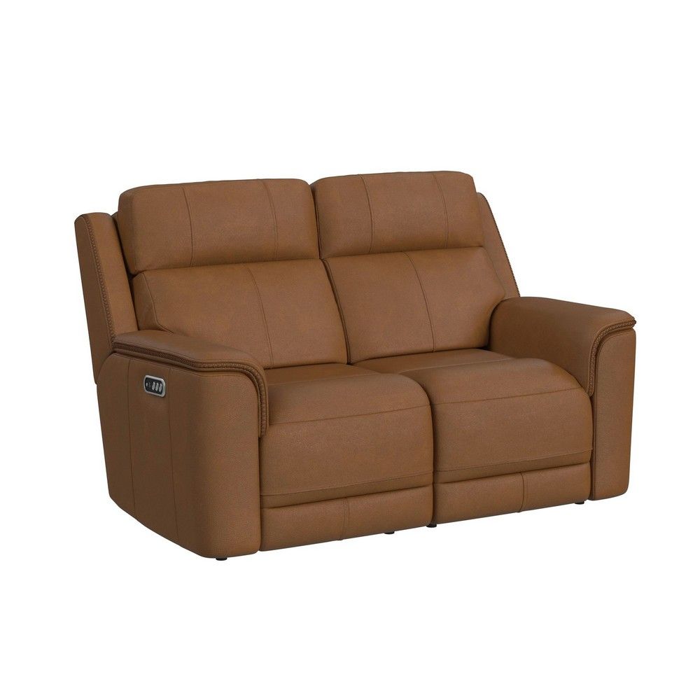 Picture of Derby Leather Triple Power Reclining Loveseat