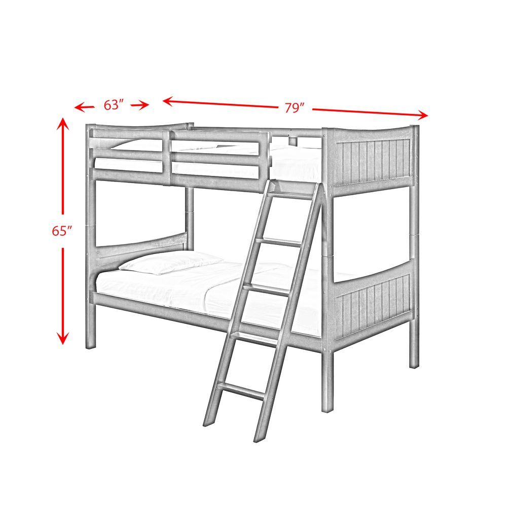 Picture of Sami Twin Over Twin Bunk Bed - Espresso