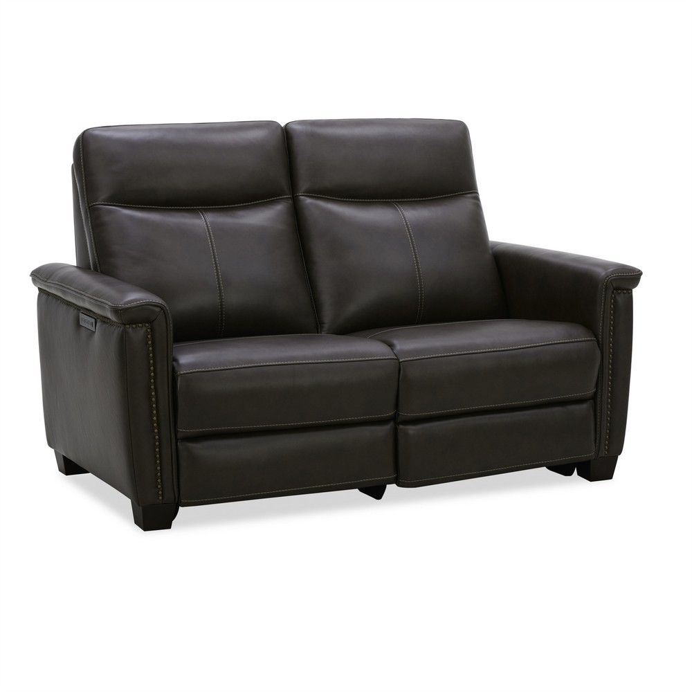 Picture of Crawford Power Loveseat - Cacao