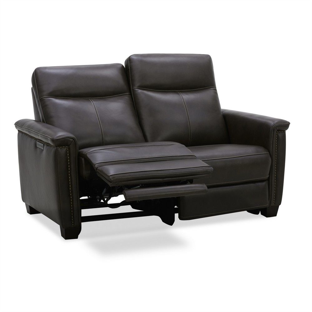 Picture of Crawford Power Loveseat - Cacao