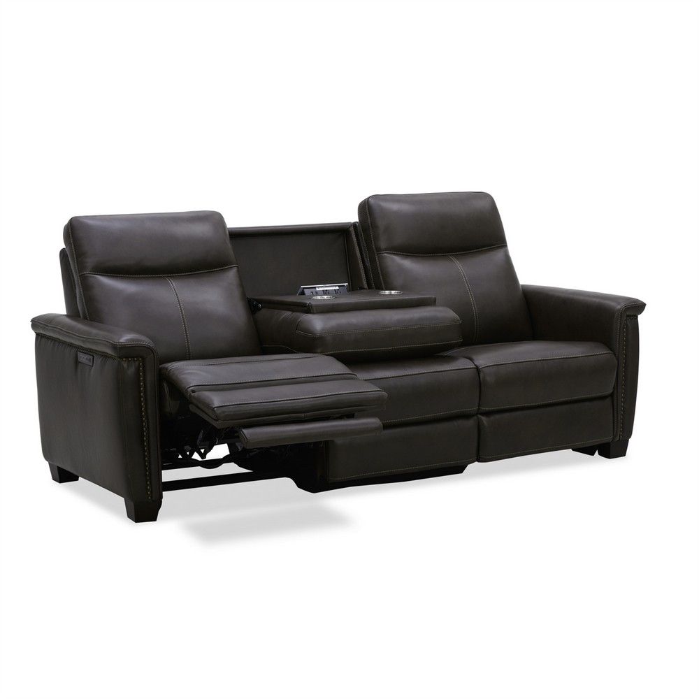 Picture of Crawford Power Sofa - Cacao